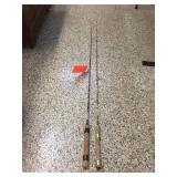 2 fishing poles