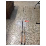 2 fishing poles