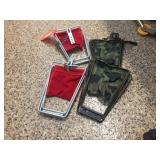 Folding collapsible stools