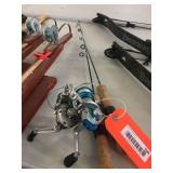 2 Ice fishing jigging rods