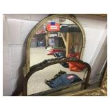 2 Dresser mirrors w/decorative frames