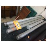 5 Aluminum rod holder tubes