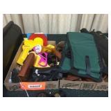 Ammo belts, leather cases ,targets, asst