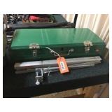 Coleman 3 burner camp stove w/stand