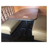 Pedestal table 30x46x30