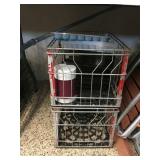Metal crates & ice cube trays