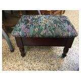 Hinged top stool 15x11x9