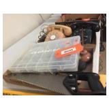 Hammers, brushes, hardware & assorted