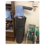 Partial roll of commercial grade gym mat, mop &