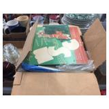 Vinyl records, computer parts & assorted