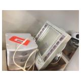 Fan, makeup mirror & assorted