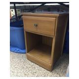 Night stand with single drawer 15x14x23