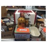 Cups, reindeer mugs & assorted