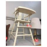 Wood high chair