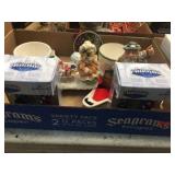 Santa & snowman cookie plate & assorted