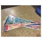 Assorted pennants