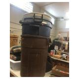 Garbage bins- no covers