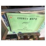 Upper penninsula county maps, canoe charts,