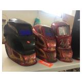 Asst auto darkening welding helmets - worn