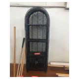 Wicker stand 18x9x51