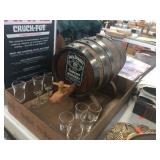 Jack Daniels whiskey mini keg, cordials