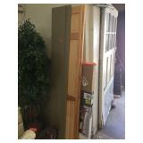 Bifold doors - no hardware, 2 painted boards 80x9