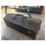 Metal tool box w/asst items