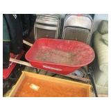 yard Works metal wheelbarrow