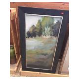 Framed art work 20x35