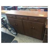 3 Door cabinet w/drawers 55x13x39