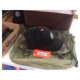 NWTF computer bag, 4 Sig hats (new)