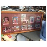 Winston cup champion framed cards