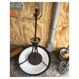 22" diameter hanging light fixture