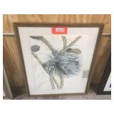 Pair framed artwork 27"x32"