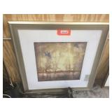 2 framed artwork 35"x35" - scuffing on frames