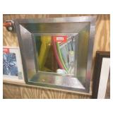 Framed Beveled edge mirror 28"x28"