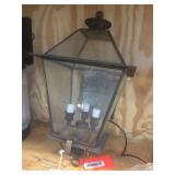 Wall mount light fixture - CRACKED GLASS