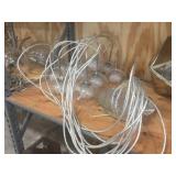 10 bulb hanging light fixture - SOME ARE DAMAGED