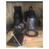 4 wall mount light fixture / 1 hanging light