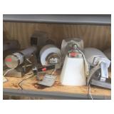 Grouping of wall mount light fixtures