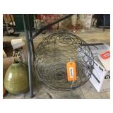 Metal ball decorator 17"