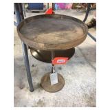 Stand 19" tall / 14" diameter tray