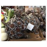 Assorted pine cone decorators