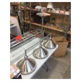 Hanging light fixture 44"x13"
