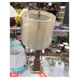 Table lamp with extra shade