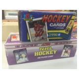 1990 Bowman hockey cards & 1991 Score hockey