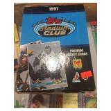 2 boxes of 1991 Topps hockey auction