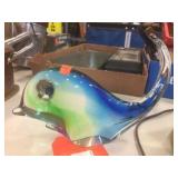 Art glass fish 7x5 inches