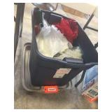 Tote with cover, power stake & holiday related