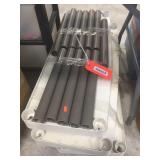 Plastic shelving unit